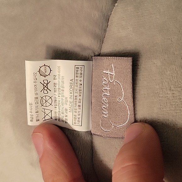 Elephant decor Child's bedroom stuffed animal head Wall decoration toy Pattern - Picture 7 of 8